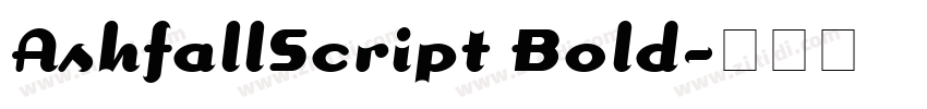 AshfallScript Bold字体转换 AshfallScript Bold字体转换